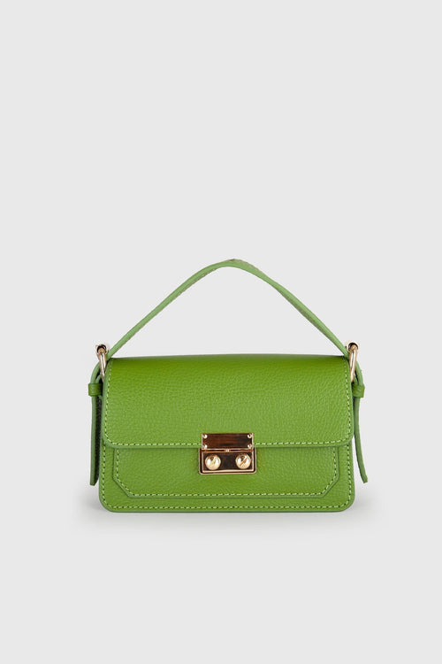 Borsa #Bag in Pelle Verde - 1