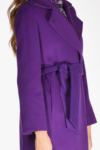 Cappotto Vestaglia Viola Donna - 4