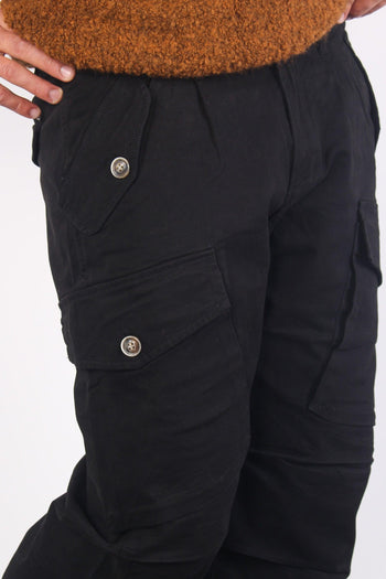 Pantalone Cotone Tasconato Black - 6