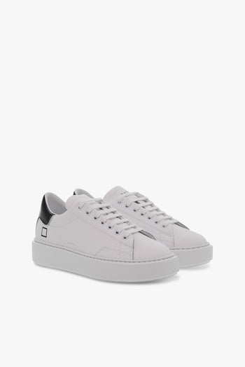 Sneakers SFERA PATENT in pelle e vernice bianco e nero - 5