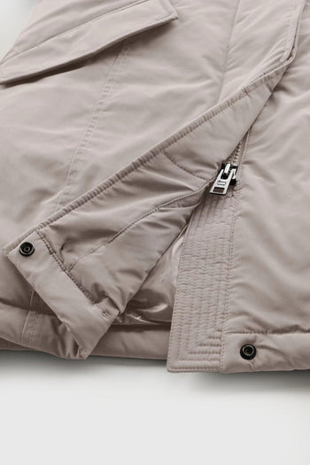 Arctic Parka Luxury Urban Touch Taupe Piumino Grigio - 7