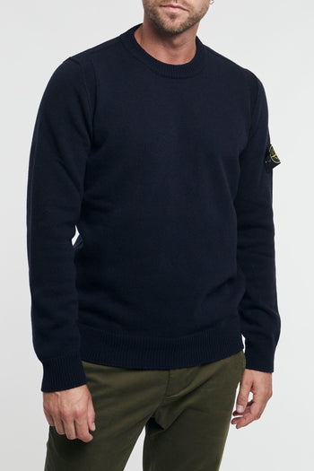 Maglia Lambswool Blu Uomo - 5