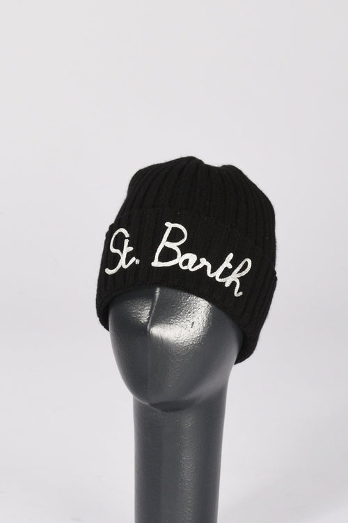 Saint Barth Cappello Ricamo Nero Donna - 1