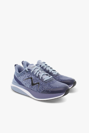 Sneakers HURACAN 3000 LACE UP M in tessuto e ecopelle blu e grigio - 5