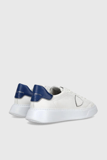 Sneaker Temple West Pelle Bianco/Blu - 3