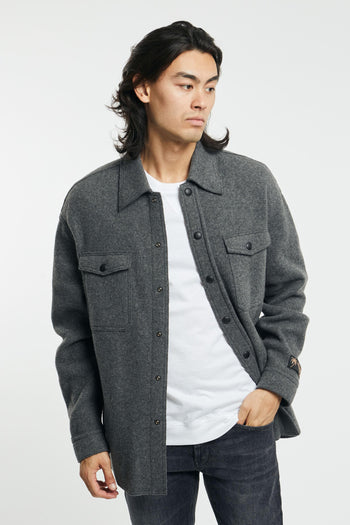 Overshirt in misto lana - 7