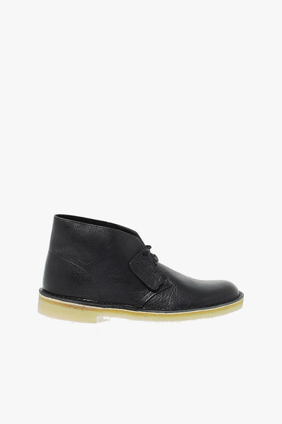 Polacco DESERT BOOT LEATHER in pelle nero