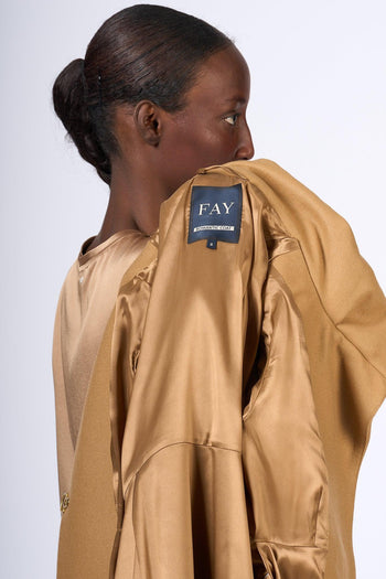 Cappotto Romantic Panno Cappuccino Donna - 8