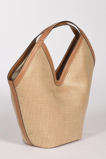 Borsa Anfora Beige/beige Scuro Donna - 5
