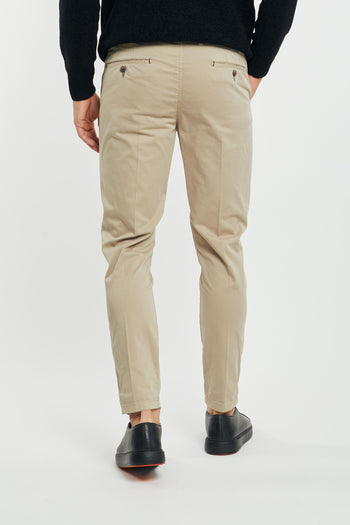 Pantalone chinos slim raso beige 233151-245 - 4