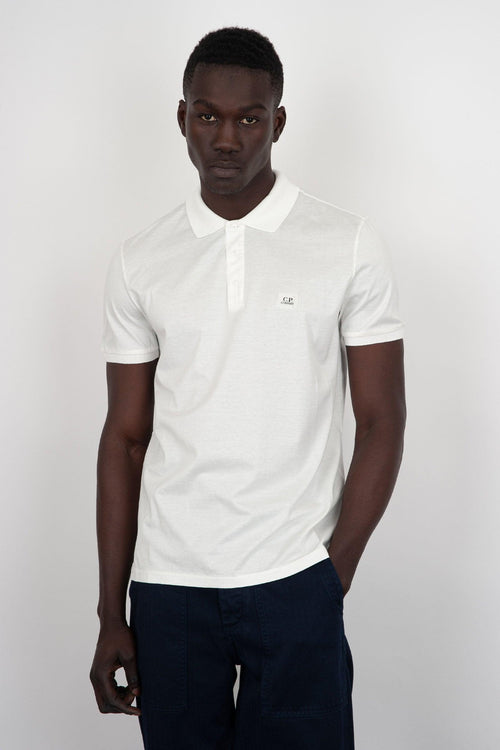 Polo 70-2 Mercerized Jersey Cotone Bianco