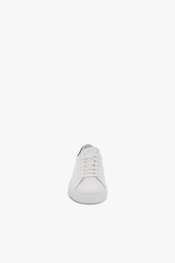 Sneakers LEVANTE CALF WHITE-BLACK in pelle bianco e nero - 4