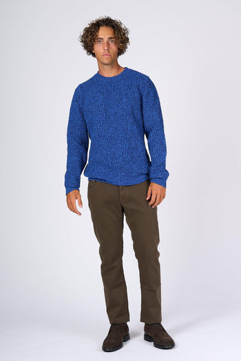 Pantalone Drill Marrone Uomo - 2