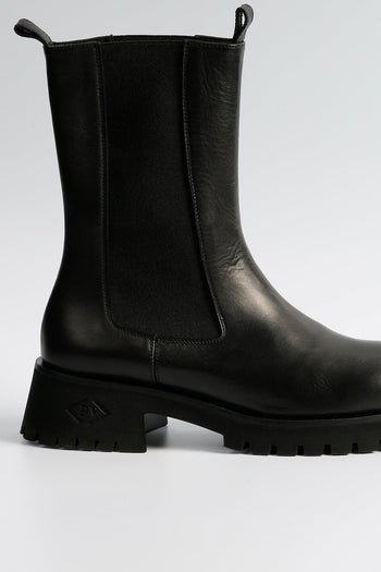 Boot Pelle Nero Donna - 4