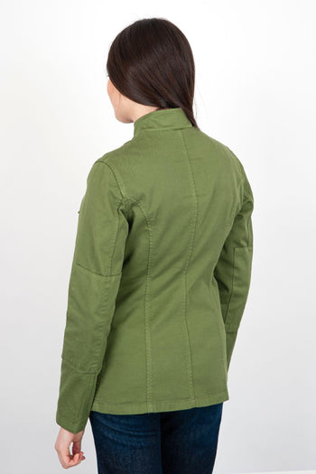 Giacca Field Cotone Verde Militare - 3