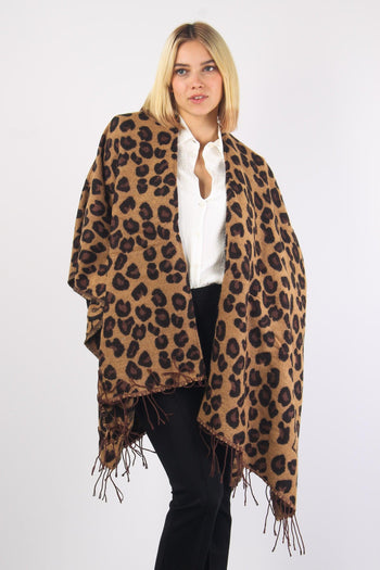 Poncho Jaquard Animalier - 2