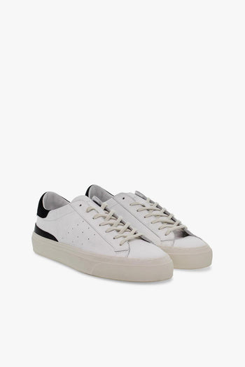 Sneakers SONICA CALF in pelle bianco e nero - 5