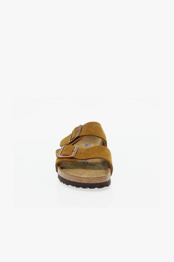 Sandalo ARIZONA SOFT FOOTBED in camoscio ocra - 4