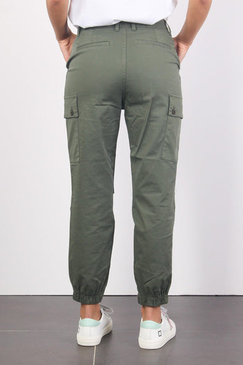 Pantalone Cargo Bull Verde Militare - 3
