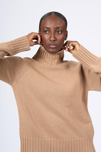 Maglione Mantova Cammello Donna - 5