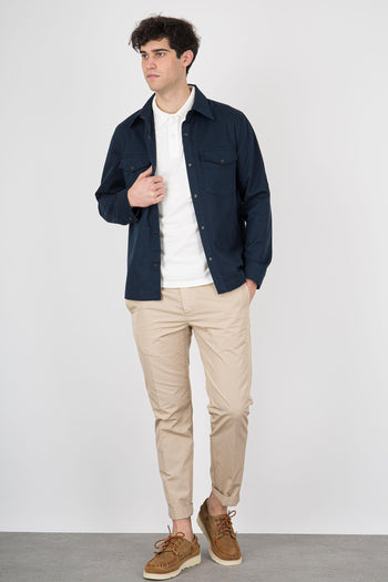 Pantalone Popeline Coulisse Corda Uomo - 2