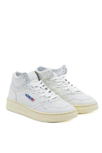 Sneaker Alta AUMW-GG04 Bianco Donna - 3