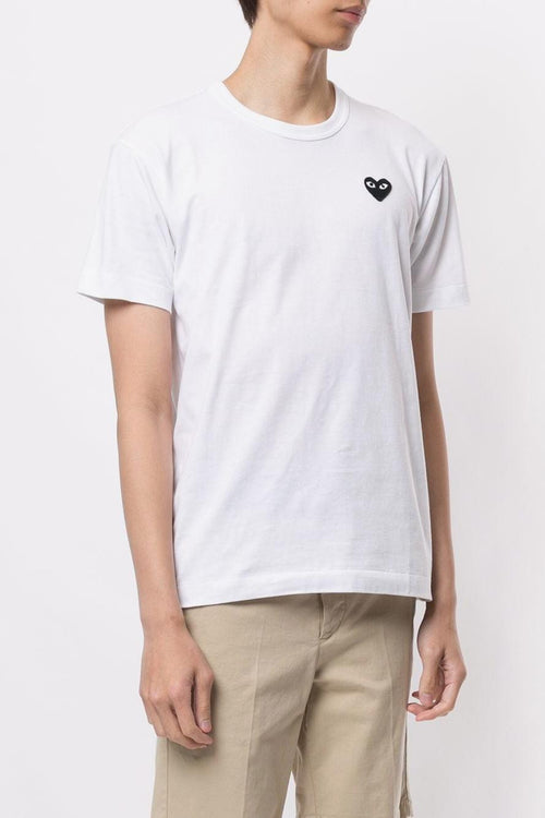 Comme des Garçons Play T-shirt Cotone Bianco - 1