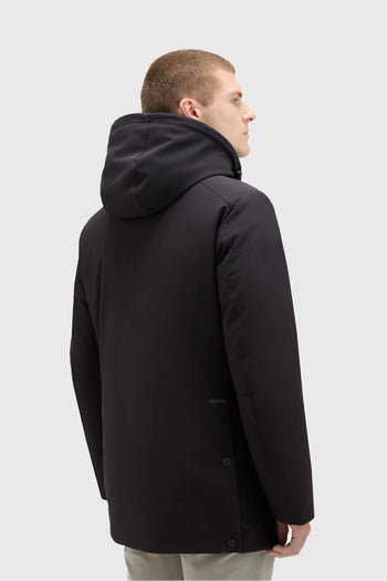 Parka Tech Softshell Nero Piumino - 3