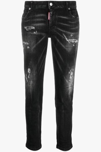 2 Jeans Nero Donna - 6