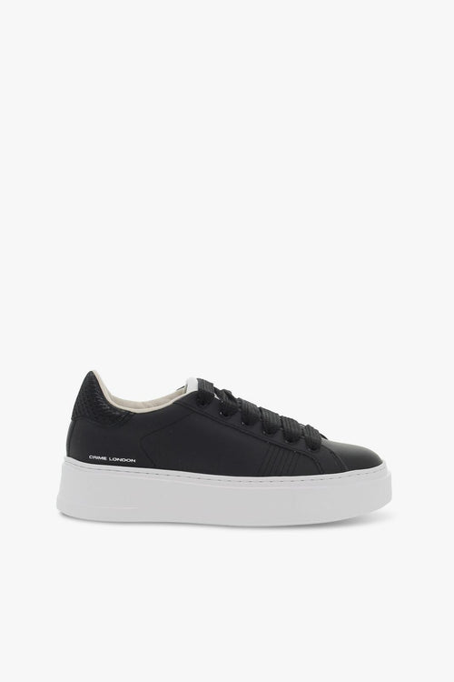 Sneakers WEIGHTLESS LOW TOP in pelle e nylon nero