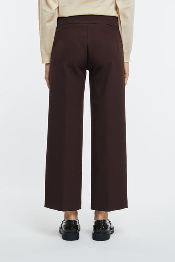 Pantalone crop in crepe tecnico - 6