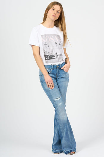 T-shirt La Belle Vie Bianco Donna - 4