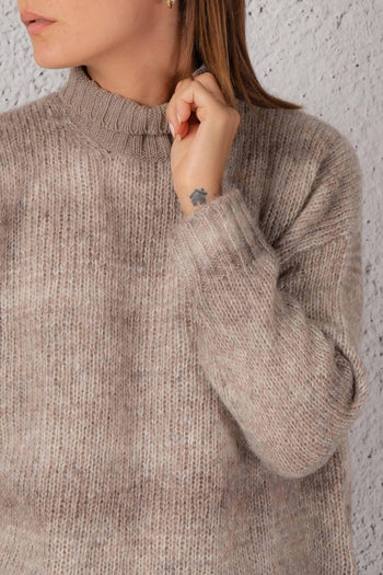 Pull Turtleneck Degrade Oro Donna - 2