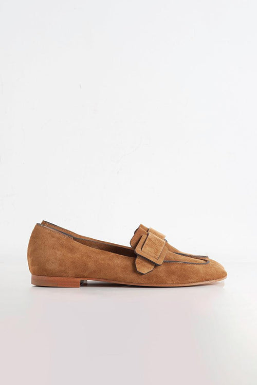 mocassino scamosciato