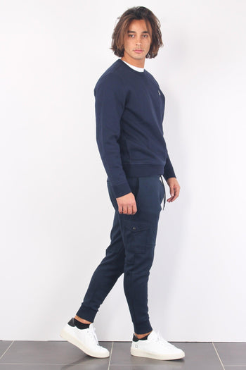 Girocollo Felpa Navy - 5