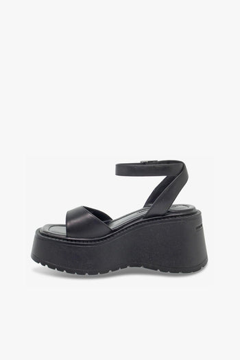 Zeppa CRYBABY BLACK LEATHER in pelle nero - 3