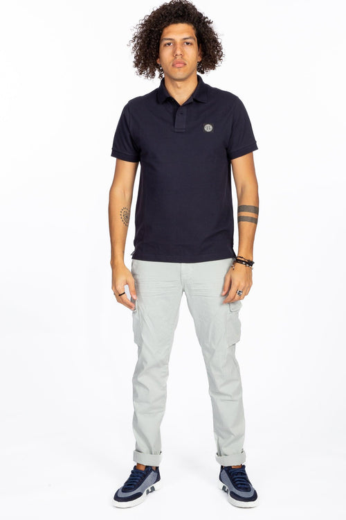 Polo Manica Corta Blu Navy Uomo - 2