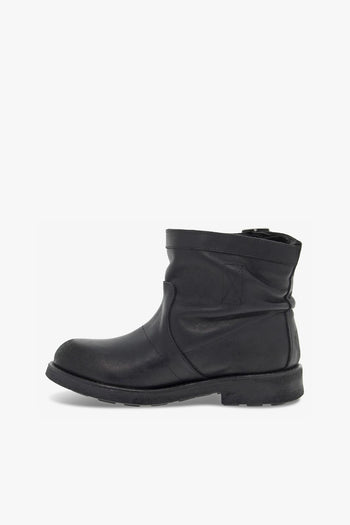 Tronchetto VINTAGE BIKER MINI in pelle nero - 3