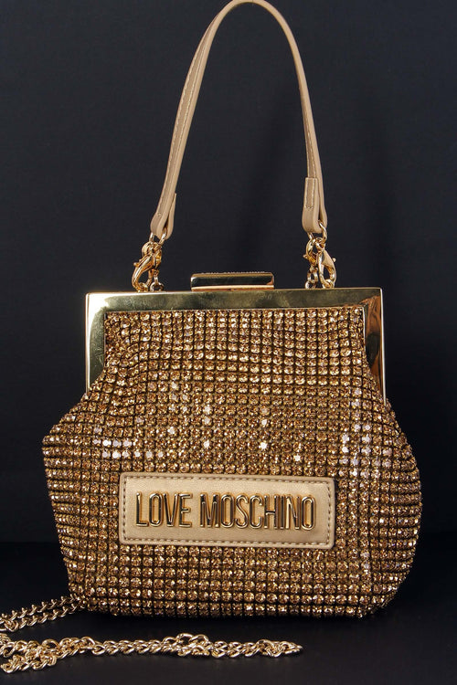 Borsa Cup Strass Metallo Oro - 2