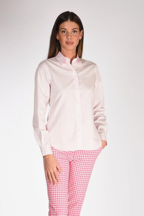 Camicia Colletto Rosa Donna