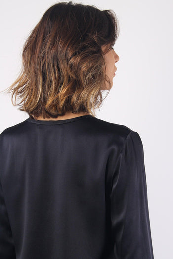 Casacca Seta Nero - 7