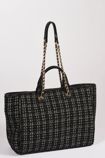 Paris Borsa Tweed Nero/multicolor Donna - 5