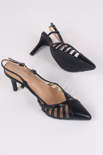 Sandalo Aperture Laterali Nero - 5