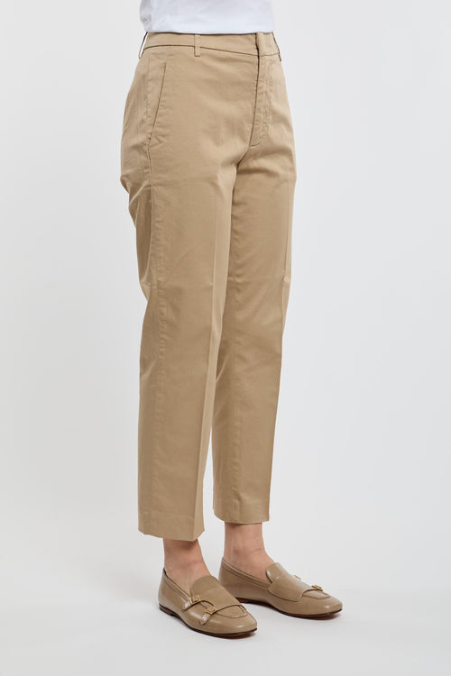 Pantalone Nima Zip CO/EA Beige - 2