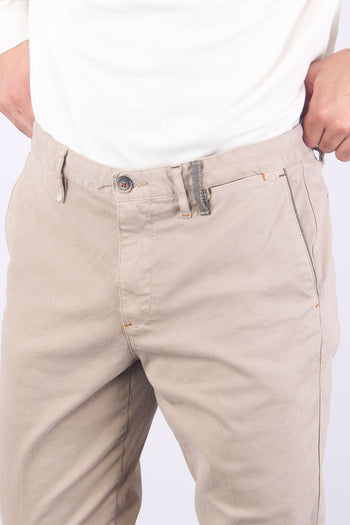 Pantalone Chino Basico Sabbia - 8