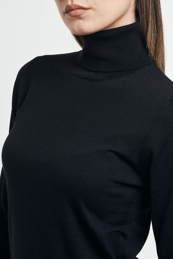 Maglia Dolcevita Nero Donna - 6