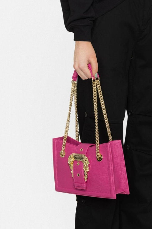 Borsa Viola Donna a spalla con fibbia
