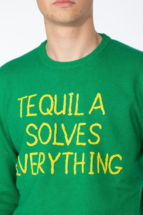 Saint Barth Maglia Emb Tequi Every 57 Verde Uomo