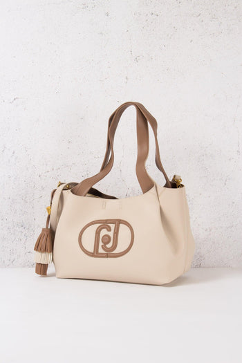 Borsa Media Zip Centrale Coffee Milk/nuez - 4