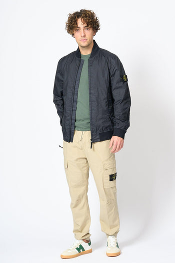 Bomber in Membrana Blu Uomo - 7